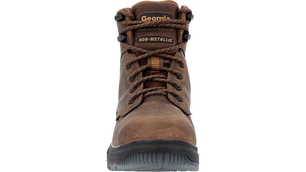 Georgia Boot FLXpoint Ultra Composite Toe 6in Work Boot - Mens, Medium, Brown, 8.5, GB00552-085M