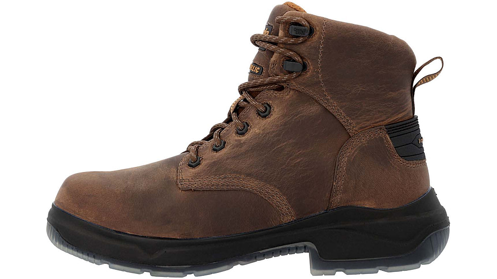 Georgia Boot FLXpoint Ultra Composite Toe 6in Work Boot - Mens, Medium, Brown, 8.5, GB00552-085M