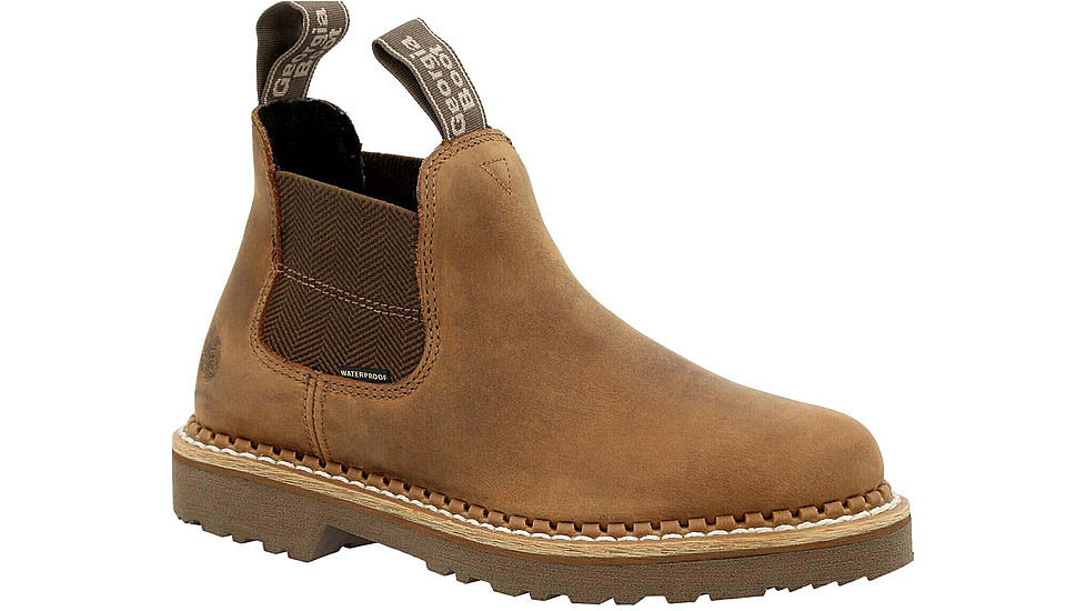 Georgia Boot Giant Revamp Chelsea Boot - Womens, Medium, Brown, 7.5, GB00432-075M