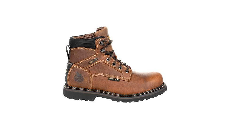 Georgia Boot Giant Revamp Waterproof 6 inch Work Boot - Mens, Brown, 13 Wide, GB00316-130W