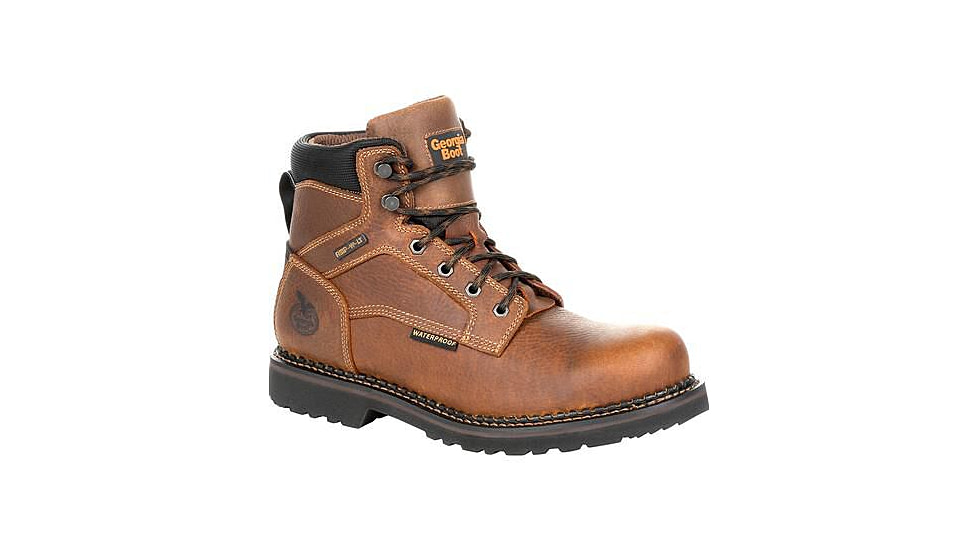 Georgia Boot Giant Revamp Waterproof 6 inch Work Boot - Mens, Brown, 13 Wide, GB00316-130W