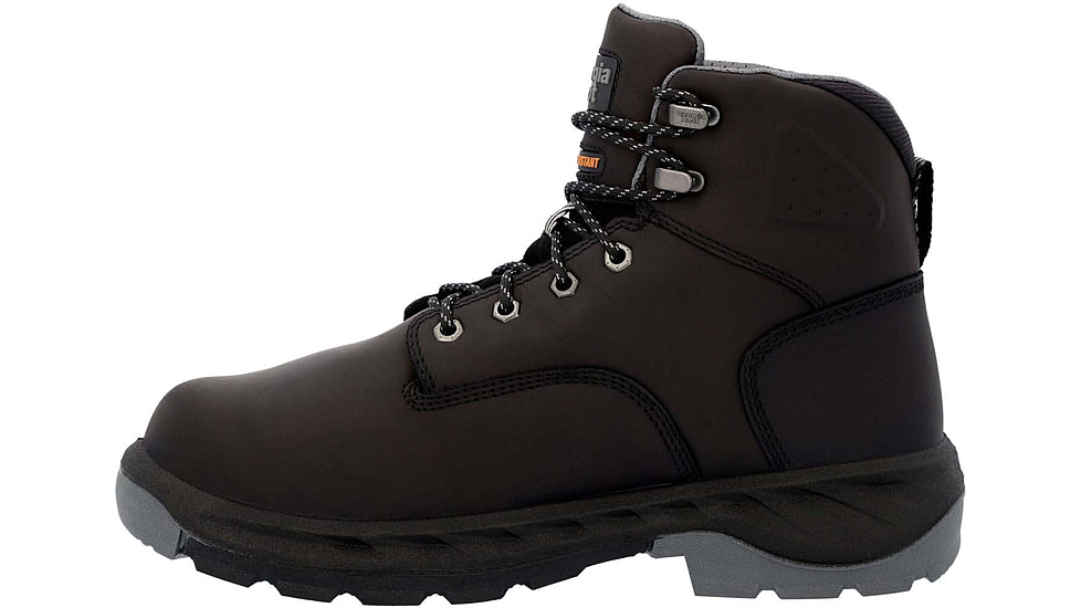 Georgia Boot OT Internal Metatarsal Alloy Toe Puncture Resistant 6in Work Boot - Mens, Medium, Black, 9, GB00562-090M