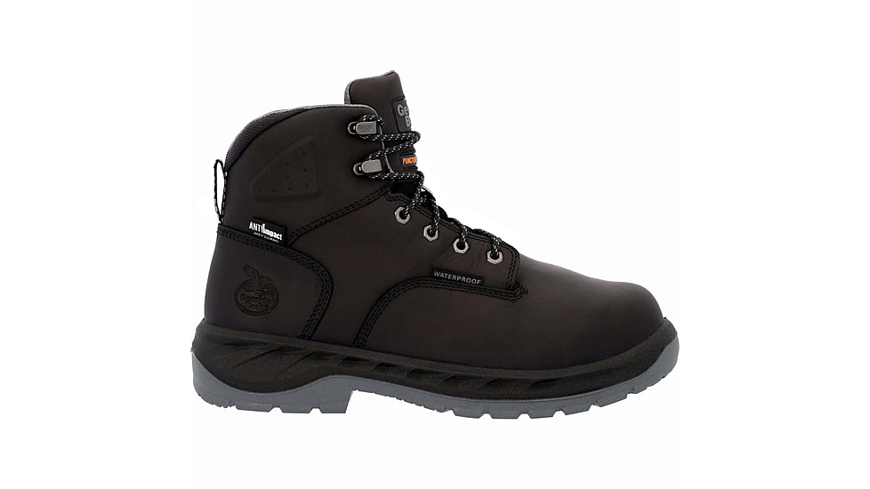 Georgia Boot OT Internal Metatarsal Alloy Toe Puncture Resistant 6in Work Boot - Mens, Medium, Black, 9, GB00562-090M