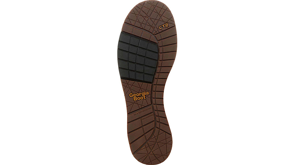Georgia Boot Wedge Waterproof Chelsea Work Boot - Mens, Wide, Brown, 8.5, GB00352-085W