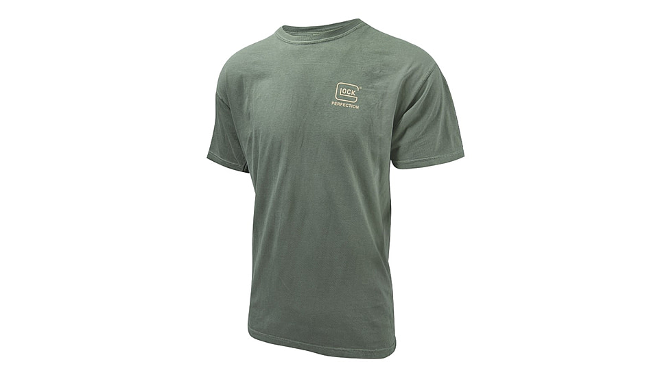 Glock Perfection T-Shirt, Men's, Green, 2XL, AA75153