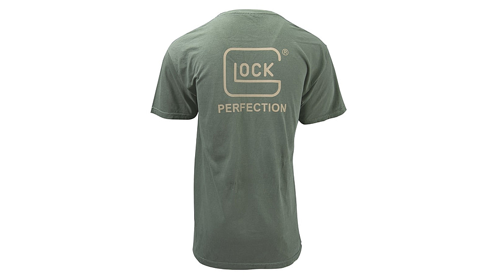 Glock Perfection T-Shirt, Men's, Green, 2XL, AA75153