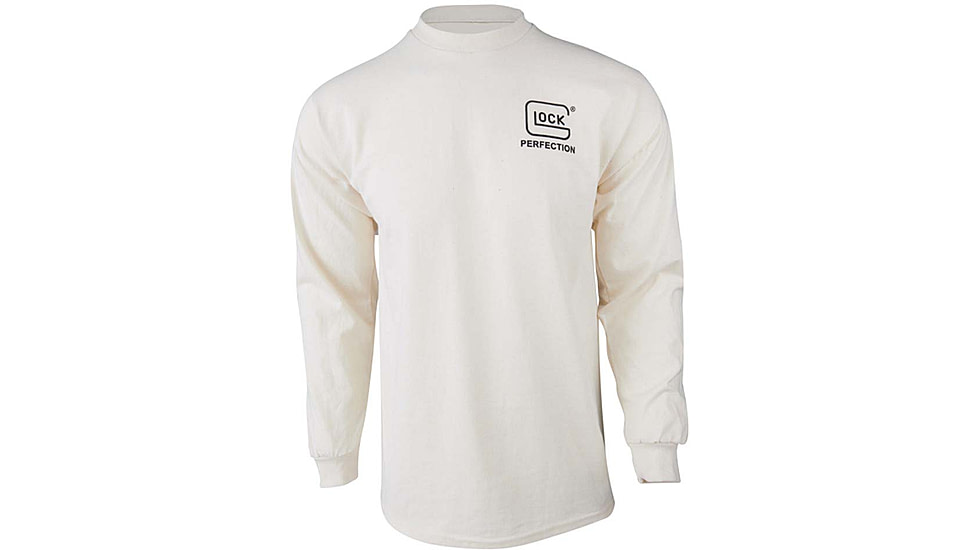 Glock Born In Austria Cotton Long Sleeve Shirt - Men's, Tan, Large, AP96073