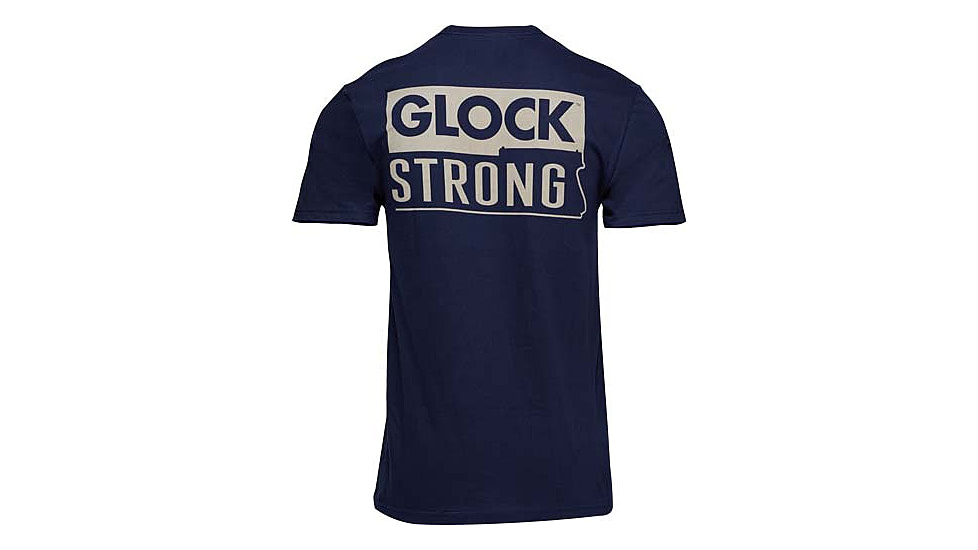 Glock Strong Short Sleeve T-Shirt - Men's, Navy, 2XL, AP96197