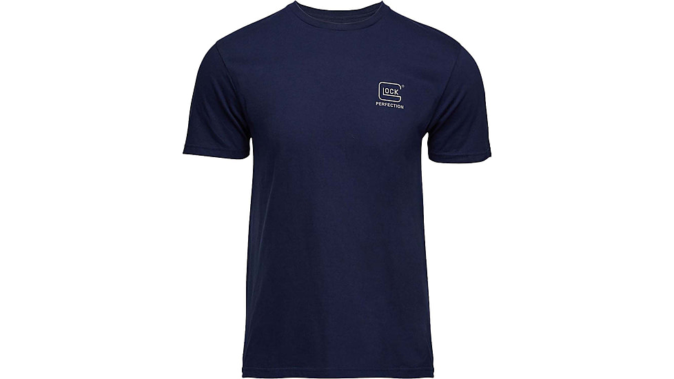 Glock Strong Short Sleeve T-Shirt - Men's, Navy, Small, AP96193