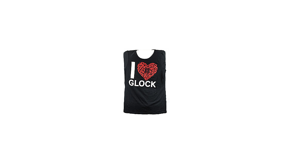 Glock Women Short Sleeve &quot;I Love Glocks&quot; Shirt, Black, XXL, GLAP95135