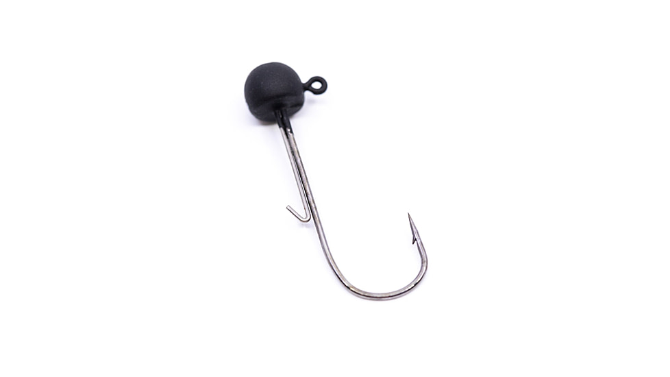 Googan Squad Green Series Rattlin Ned Head 1/8oz Weight 2/0 Hook, GRNH-18-20-BL