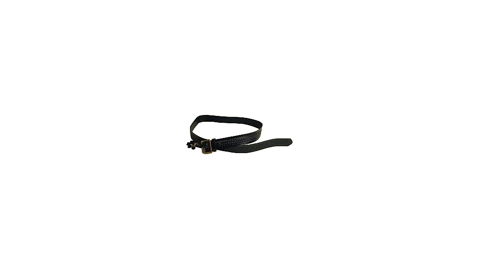 Gould &amp; Goodrich Pants Belt, Nickel Buckle, 32, Black Weave, K52-32W