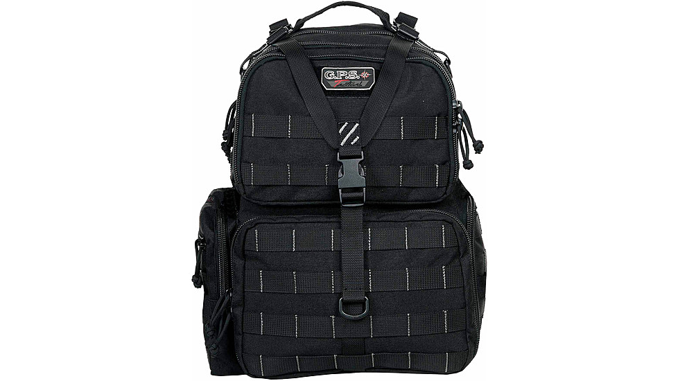 GPS Tactical Laptop Backpack, Black, GPS-T1712BPB