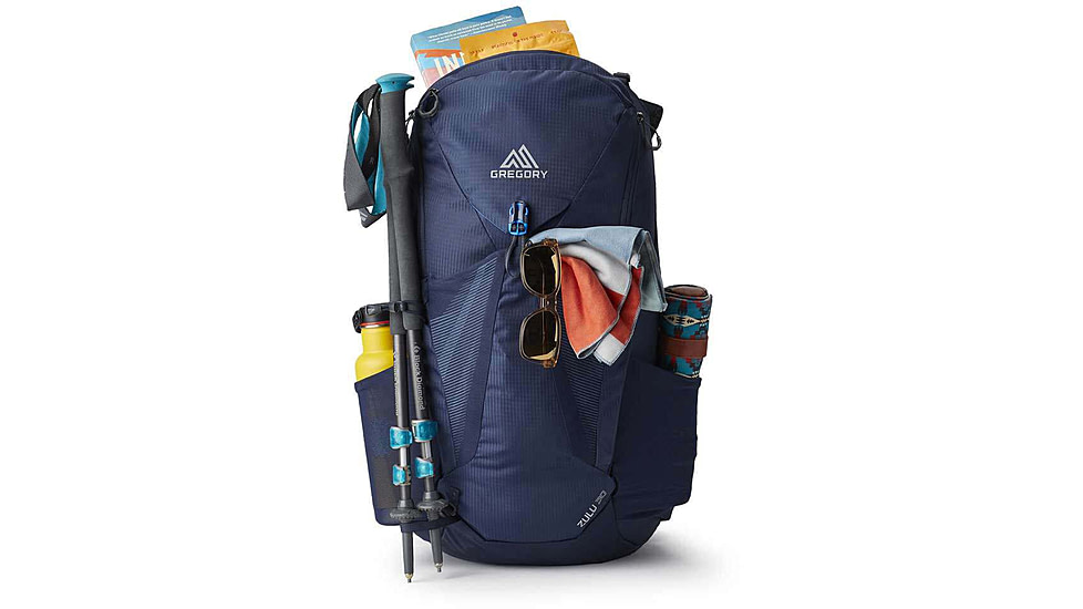 Gregory 30 Liters Zulu FreeFloat Daypack, Halo Blue, Small/Medium, 145664-0527