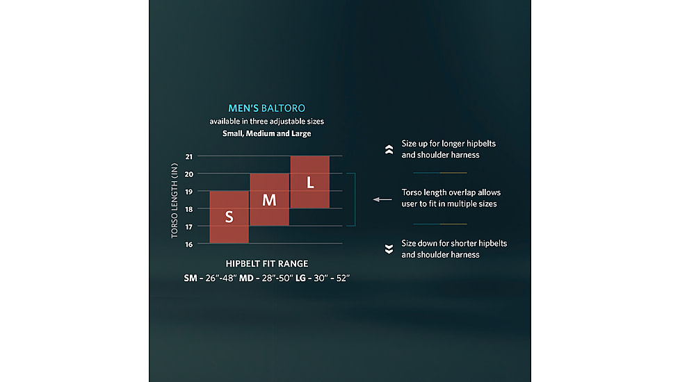 Gregory Baltoro 65L Pack, Brick Red, Large, 141299-1129