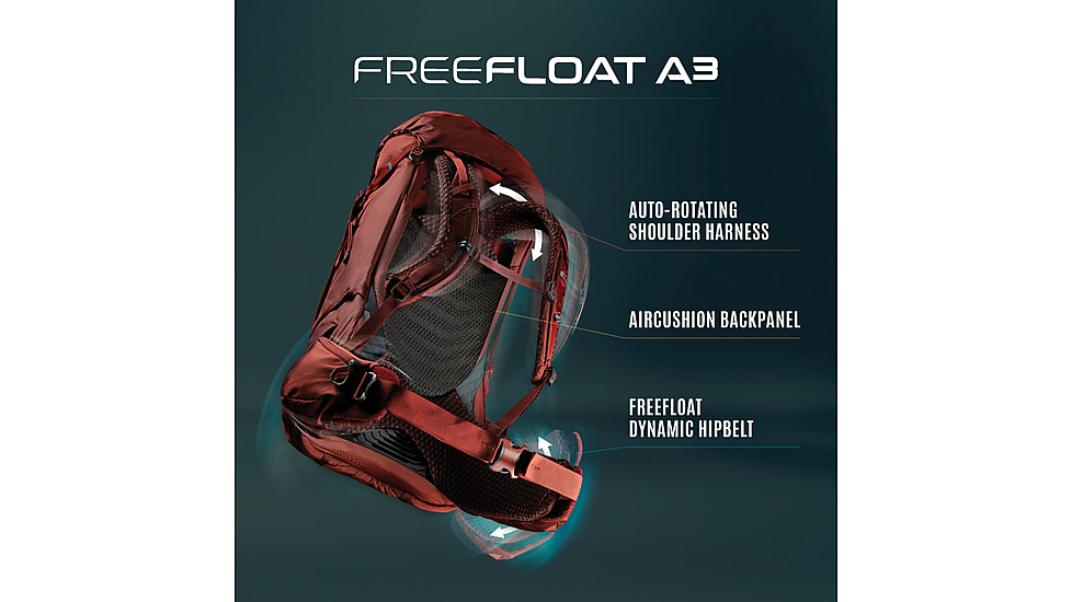 Gregory Baltoro 75L Backpack, Brick Red, Large, 141302-1129