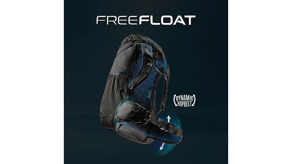 Gregory Focal 58L Backpack, Ozone Black, Medium, 141332-7416