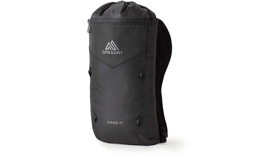Gregory Nano 14 Daypack, Obsidian Black, One Size, 124896-0413