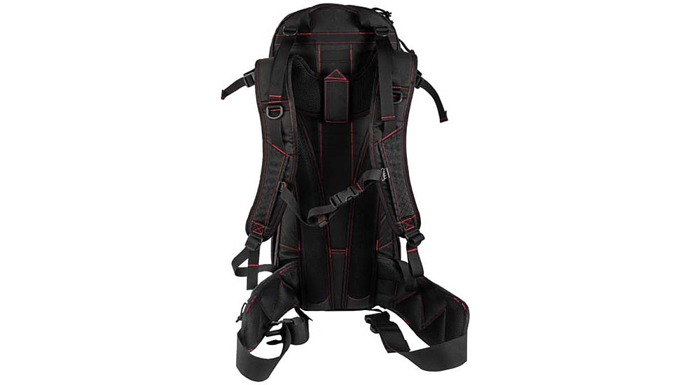 Grey Ghost Gear Apparition Short Barreled Rifle Bag, Black/Black Diamond with Red Stitching, GTG5874-2-2D