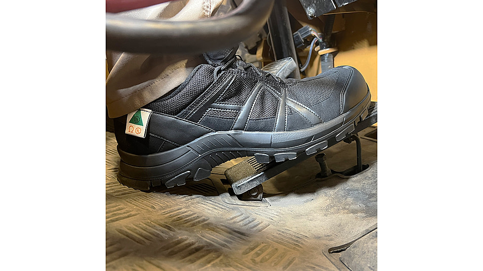 HAIX 42.1 Low Black Eagle Safety Boot, 8.5US, Wide, Black, 8.5, 610013W-8.5