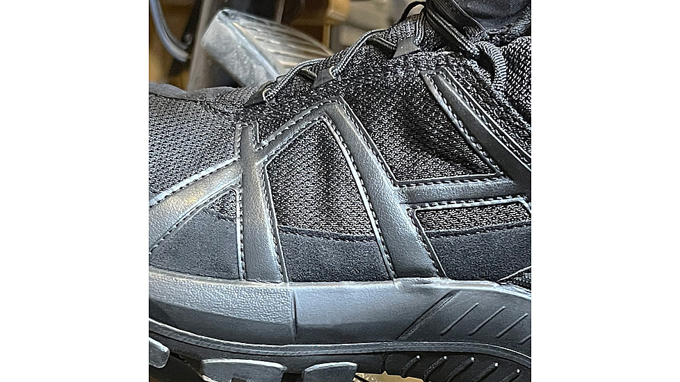 HAIX 42.1 Low Black Eagle Safety Boot, 8.5US, Wide, Black, 8.5, 610013W-8.5