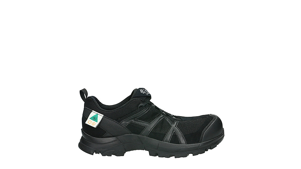 HAIX 42.1 Low Black Eagle Safety Boot, 8.5US, Wide, Black, 8.5, 610013W-8.5