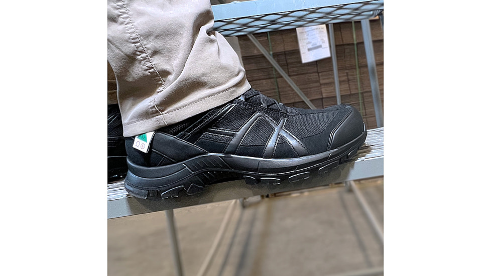 HAIX 42.1 Low Black Eagle Safety Boot, 8.5US, Wide, Black, 8.5, 610013W-8.5