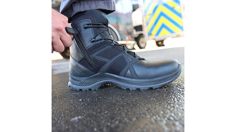 HAIX BE Athletic 2.1 T Boots - Unisex. 12 US, Medium , 6in, Black, 12, 330113M-12