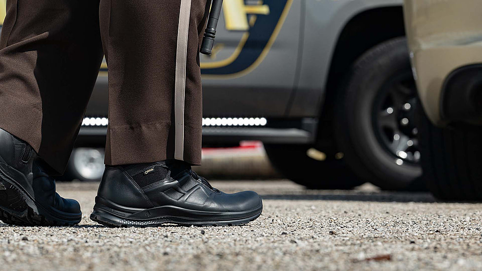 HAIX BE Tactical 2.0 High /GTX/SZ Tactical Boots - Mens, Black, 10.5, Medium, 340021M-10.5