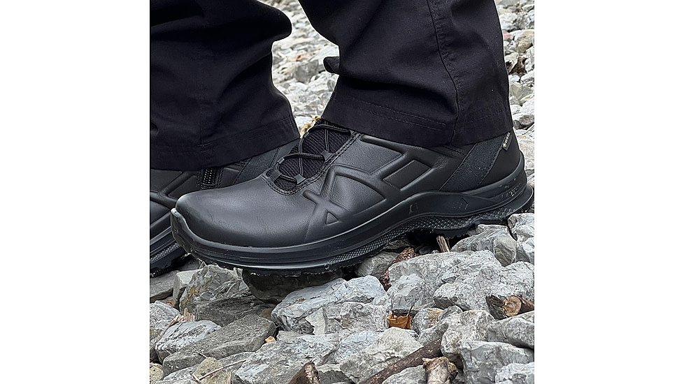 HAIX Eagle Tactical 2.0 GTX Mid Side Zip Boots - Mens, Black, 8.5 US, Wide, 340043W-8.5