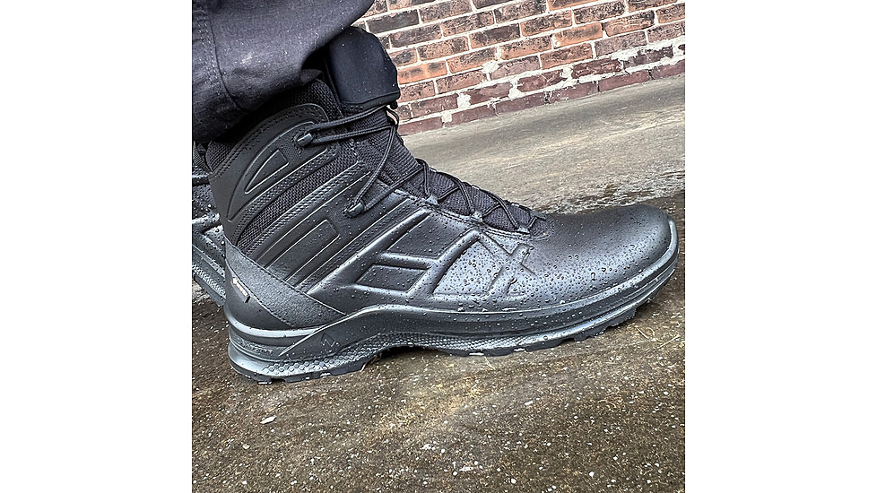 HAIX Eagle Tactical 2.0 GTX Mid Side Zip Boots - Mens, Black, 8.5 US, Wide, 340043W-8.5