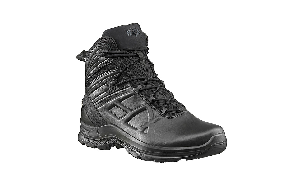 HAIX Eagle Tactical 2.0 GTX Mid Side Zip Boots - Mens, Black, 8.5 US, Wide, 340043W-8.5