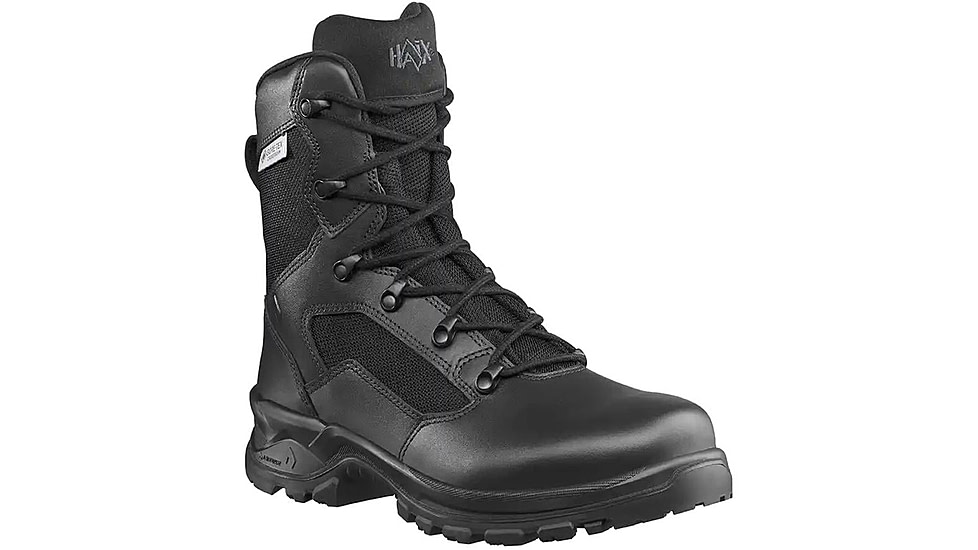 HAIX Trooper GTX Side Zip Duty Boots - Mens, Medium, Black, 12, 206287M-12