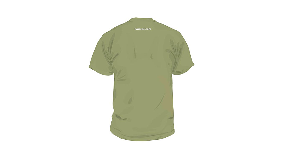 Hazard 4 Aquatic Division Cotton T-Shirt, OD Green, Extra Small, APRG-AQUD-ODG-XS