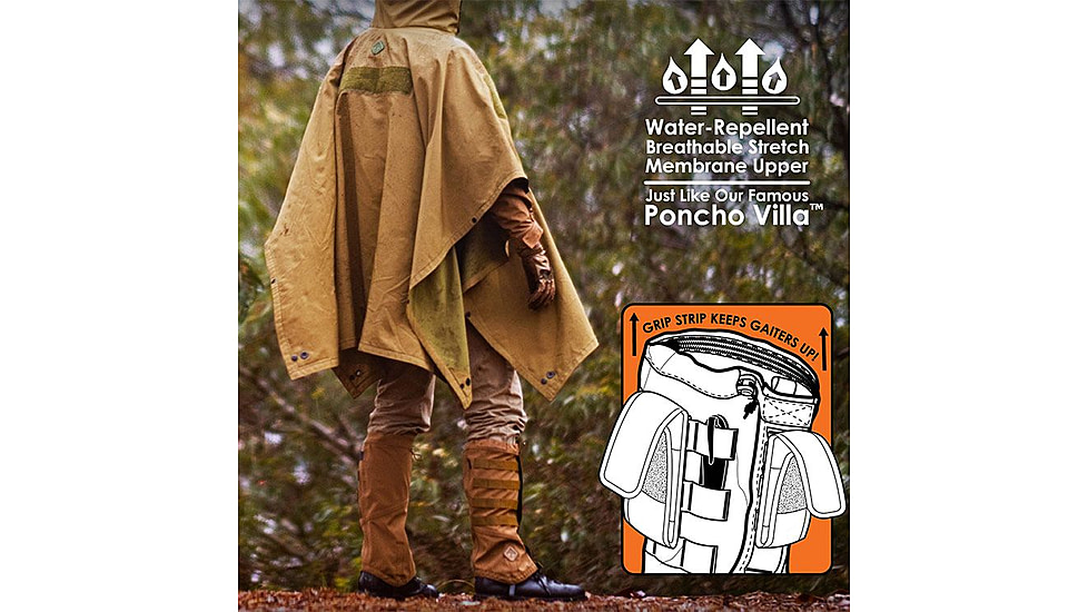 Hazard 4 Mandogator Boot Gaitors, 1 Pair - Mens, Coyote, Extra Large, APR-MGT-CYT-XL