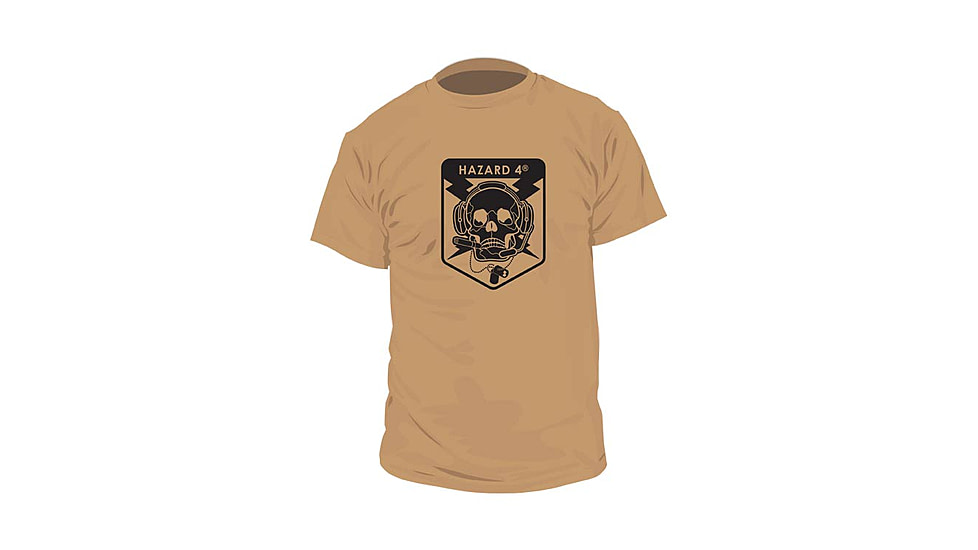 Hazard 4 Operator Skull Cotton T-Shirt - Men's, Coyote, Small, APRG-OPS-CYT-S