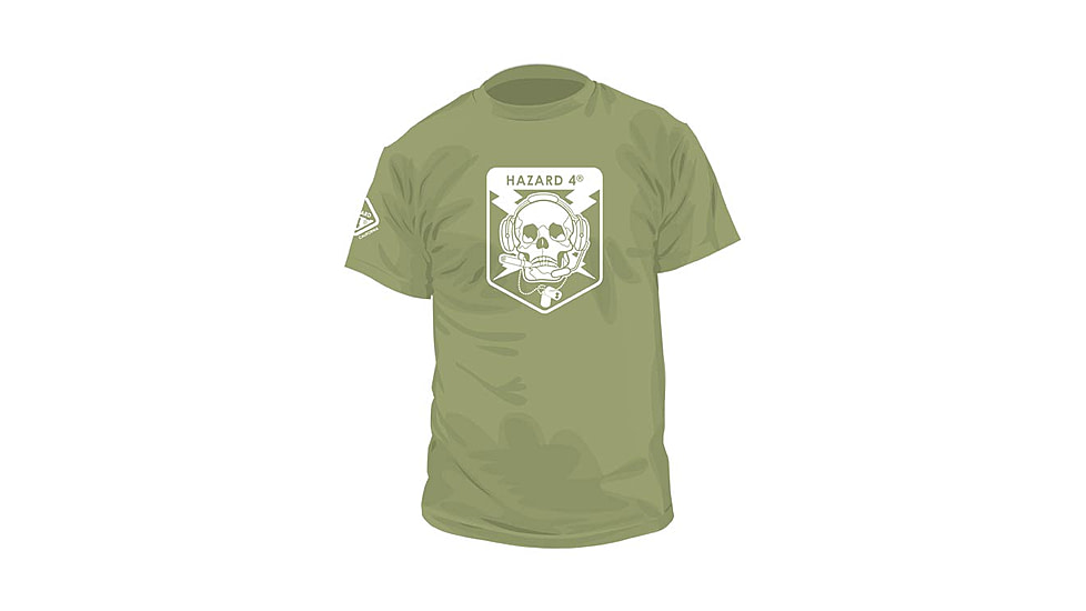 Hazard 4 Operator Skull Cotton T-Shirt - Men's, OD Green, Extra Small, APRG-OPS-ODG-XS