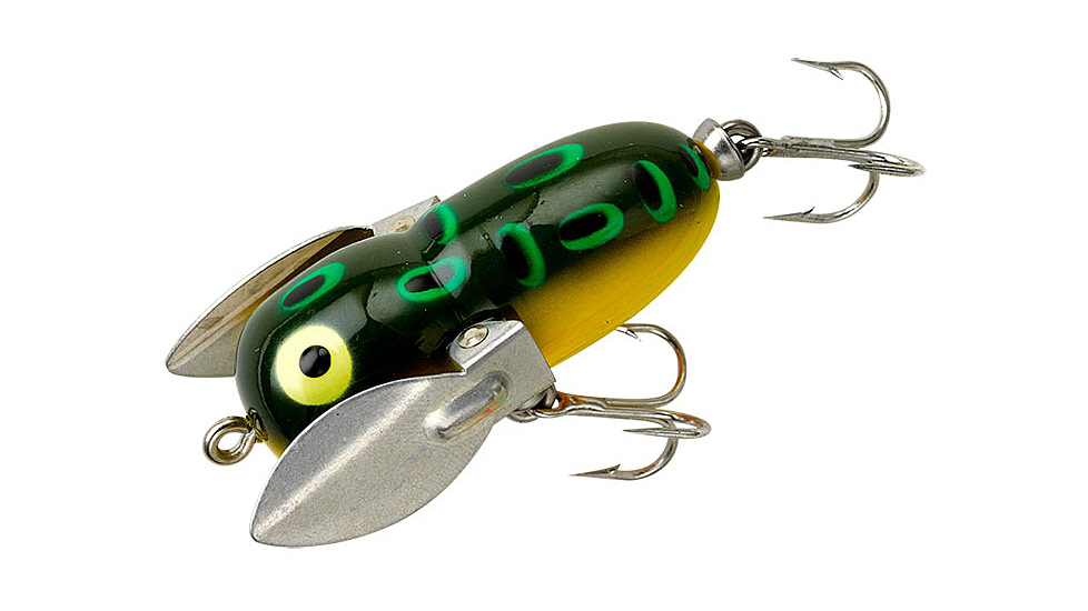 Heddon Crazy Crawler Topwater Fishing Lure, 1 3/4in, Bullfrog, X9120BF