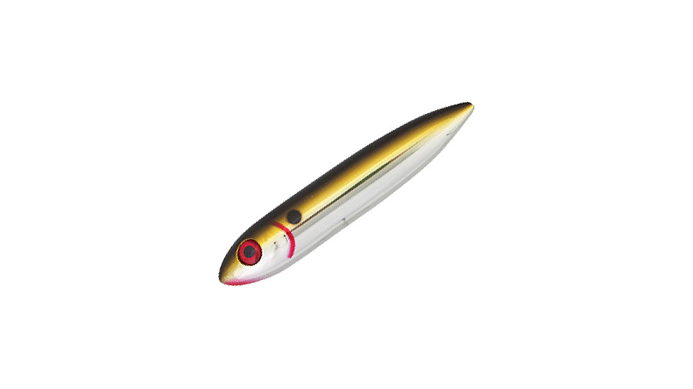 Heddon One Knocker Spook Topwater Bait, 4.5in, 3/4 oz, Z-Shad, XK9253434