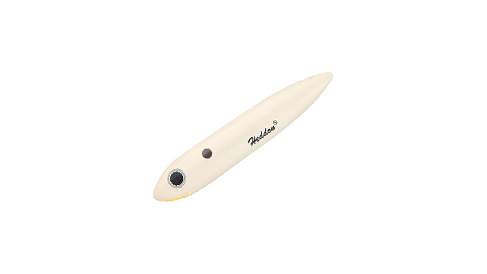 Heddon Rattlin' Spook Topwater Walking Bait, 4-1/2in, 3/4 oz, Bone/Orange Belly, XR9253427