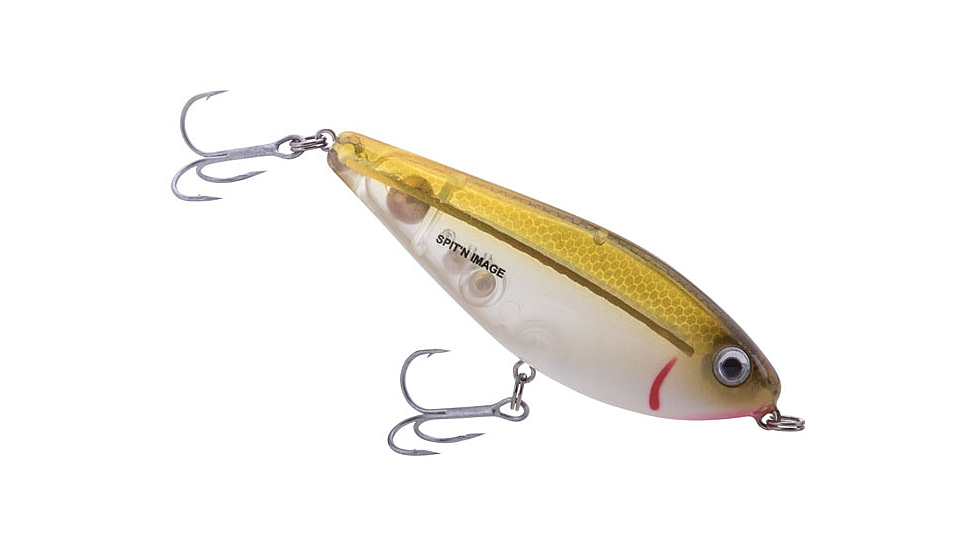 Heddon Spit'n Image Topwater Walking Bait, 3.25in, 7/16oz, EmeraldShiner, X9270ESH