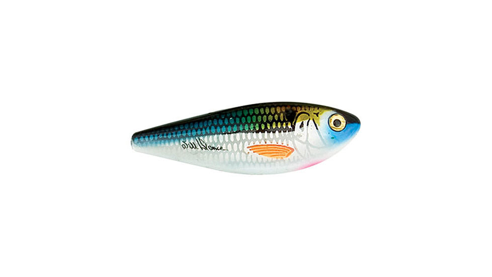 Heddon Spit'n Image Topwater Walking Bait, 3.25in, 7/16oz, Gizzard Shad, X9270DGS