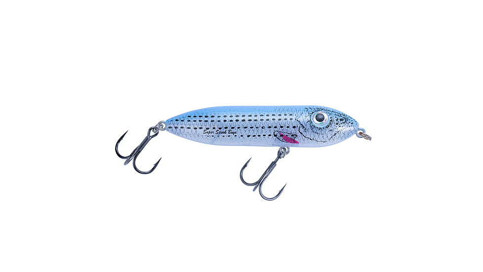 Heddon Super Spook Boyo Topwater Walking Bait, 3in, 3/8 oz, Wiper, X9235528