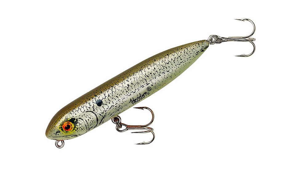 Heddon Zara Puppy Topwater Walking Bait, 3in, 1/4 oz, G-Finish Shad, X9225GBSD