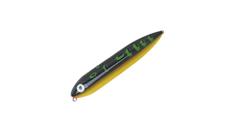 Heddon Zara Spook Topwater Walking Bait, 4-1/2in, 3/4 oz, Bullfrog, X9255BF