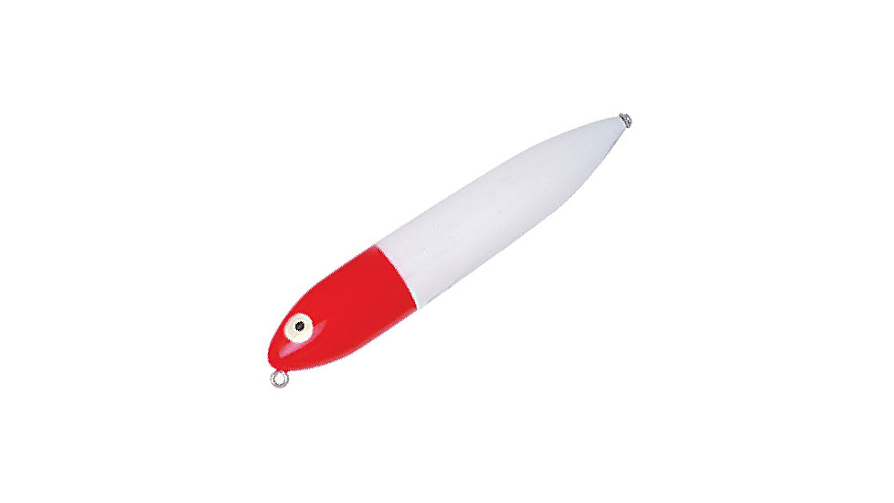 Heddon Zara Spook Topwater Walking Bait, 4-1/2in, 3/4 oz, Red Head, X9255RH