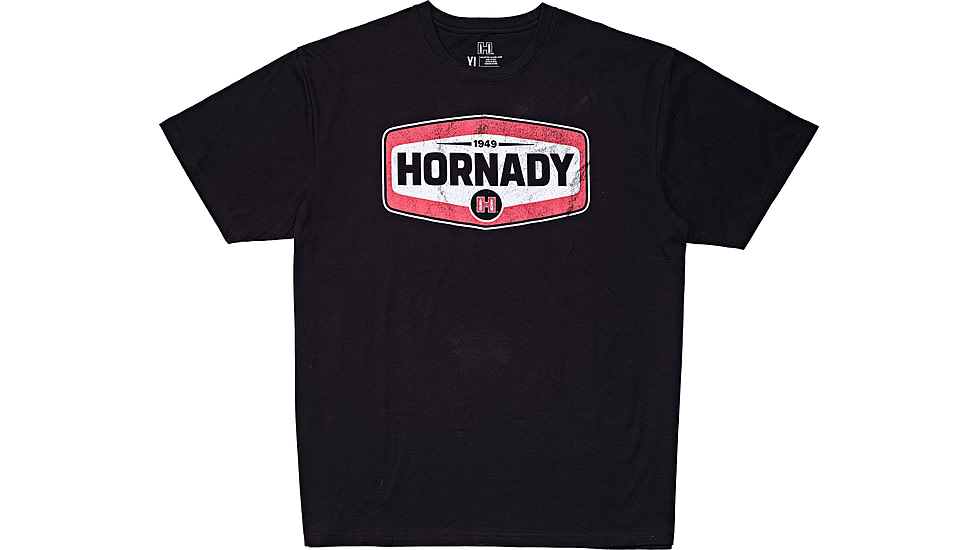 Hornady Black T-Shirt - Men's, Black, 2XL, 99607XXL