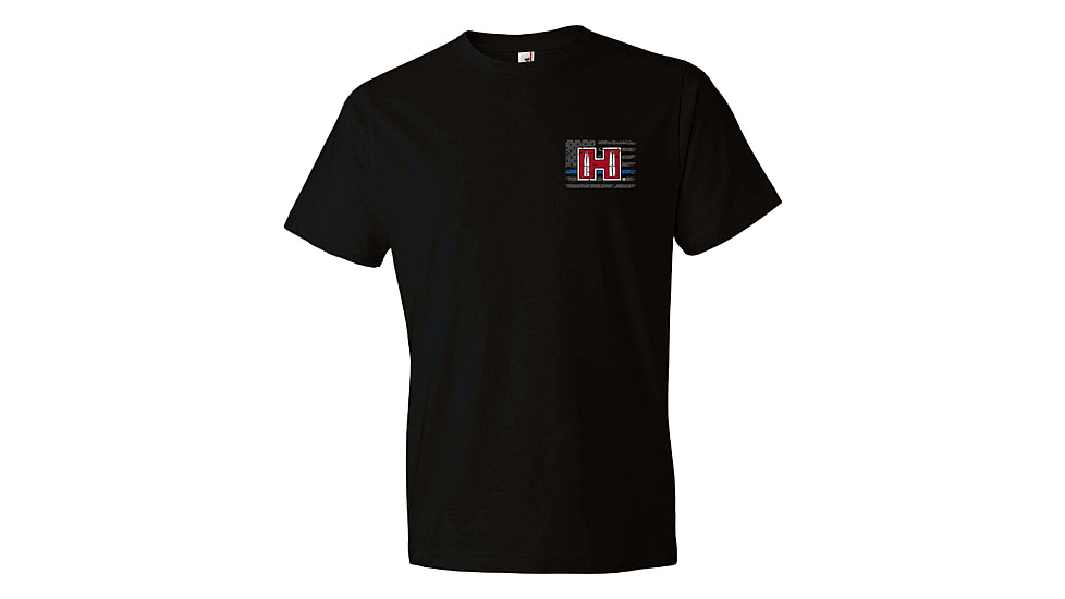 Hornady Blue Line T-Shirt - Mens, Black, 3XL, 30766
