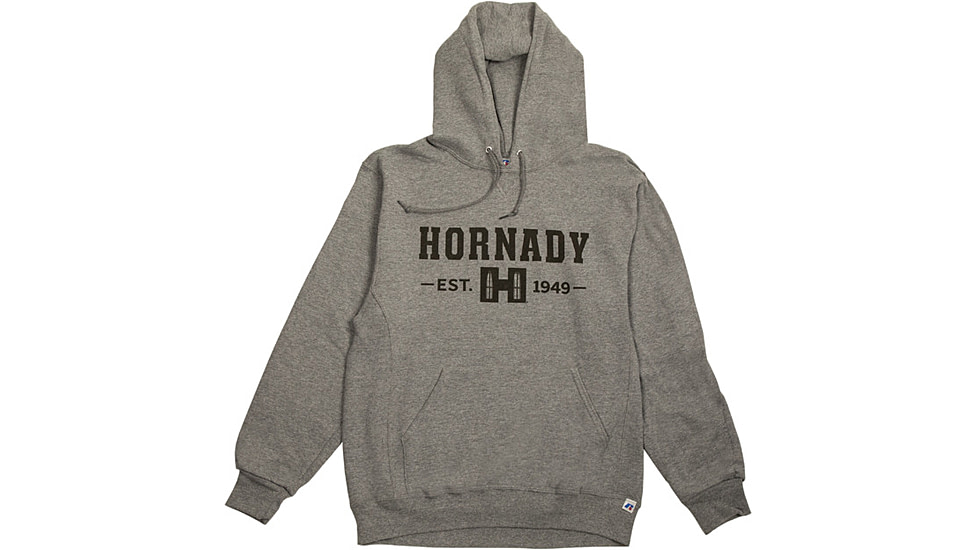 Hornady Gray Hoodie - Mens, Gray, Large, 99595L