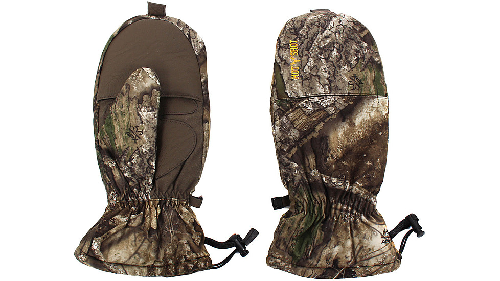 Hot Shot Bulls-Eye Youth Pop-Top Mittens, Realtree APX, Large/Extra Large, B02-0RX-255B-LX